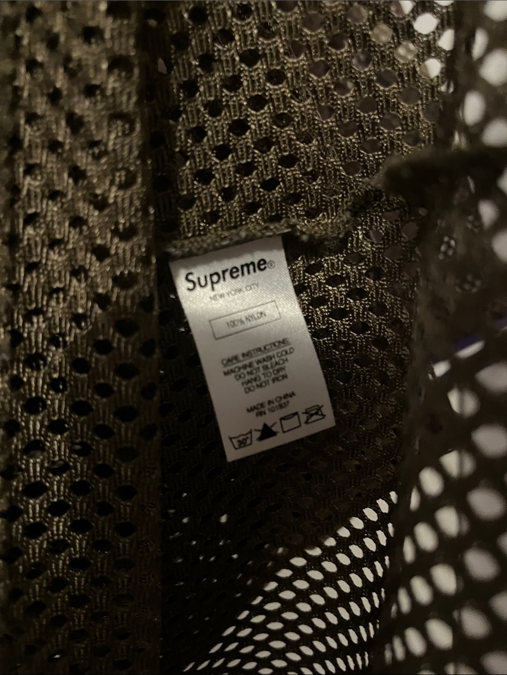 Supreme baseball mesh jersey Supreme Baseball Top Jersey Woodland Camo - Picture 4 of 6